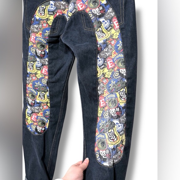 Evisu Other - EVISU Y2K Vintage Streetwear Japanese Denim Jeans Size 28x34